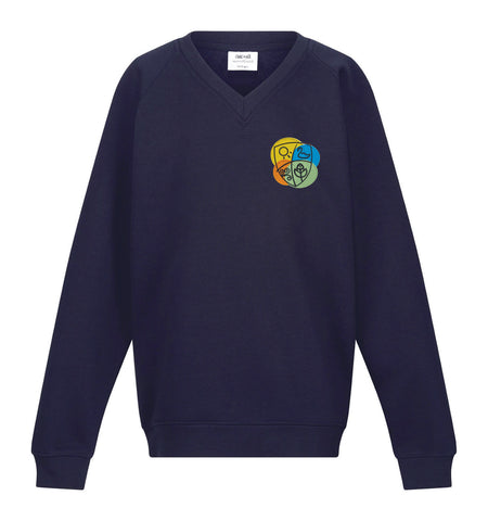 Montgomerie Park Navy V-neck