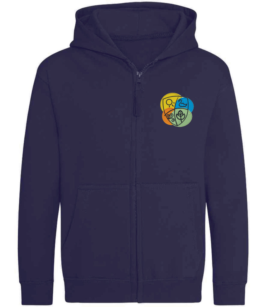 Montgomerie Park Navy Zipper Hoodie
