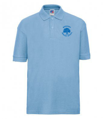 Moorpark Primary Sky Polo Shirt