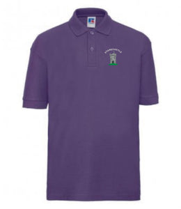 Stanecastle Primary School Purple Polo Shirt